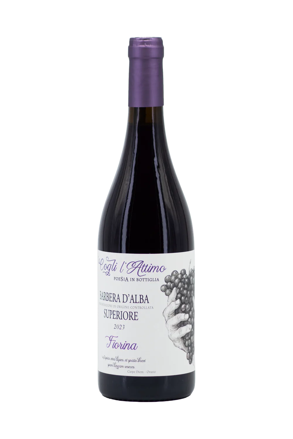 Bottiglia di Barbera d'Alba Superiore, Cogli l’Attimo
