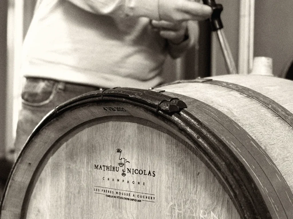 La cantina Mathieu & Nicolas a Cuchery (Champagne)